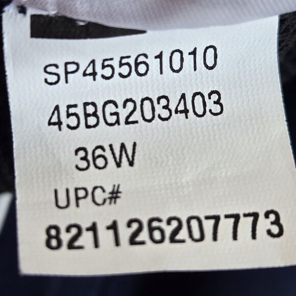 IZOD Golf Swing Flex Cargo Shorts Men's 36x8 Navy UV40 Stretch Performance - Picture 9 of 9